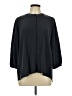 Ecru 100% Silk Black 3/4 Sleeve Silk Top Size L - photo 1