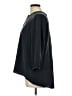 Ecru 100% Silk Black 3/4 Sleeve Silk Top Size L - photo 5