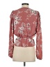 WAYF 100% Polyester Pink Long Sleeve Blouse Size S - photo 2