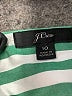 J.Crew 100% Cotton Stripes Green Long Sleeve Button-Down Shirt Size 10 - photo 7