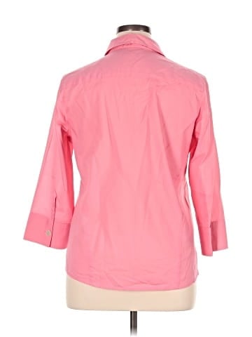 Foxcroft 3/4 Sleeve Button-Down Shirt (view 2)