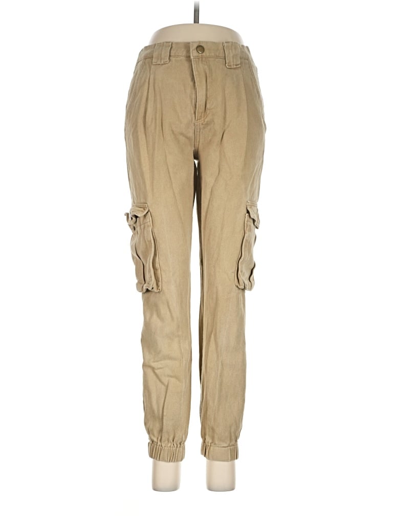 Pre-owned Fashion Nova Cargo Pants In Tan