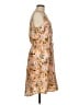 Apt. 9 100% Polyester Print Orange Casual Dress Size M - photo 4