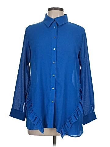 Zara Basic Long Sleeve Blouse (view 1)