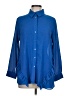 Zara Basic Blue Long Sleeve Blouse Size L - photo 1
