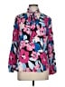 Kasper Floral Pink Long Sleeve Blouse Size L (petite) - photo 1