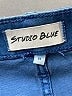 STUDIO BLUE Color Block Blue Jeans Size 31 waist - photo 7