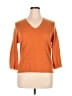 Magaschoni Orange Pullover Sweater Size XL - photo 1
