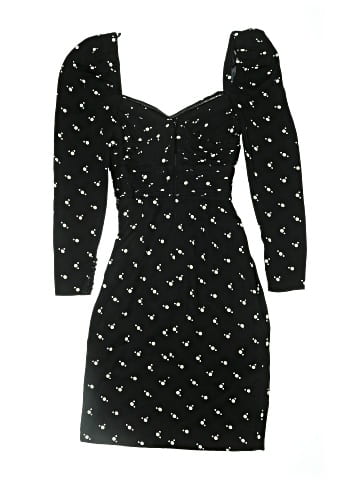 Self-Portrait Polka Dot Print Long Dress (view 2)