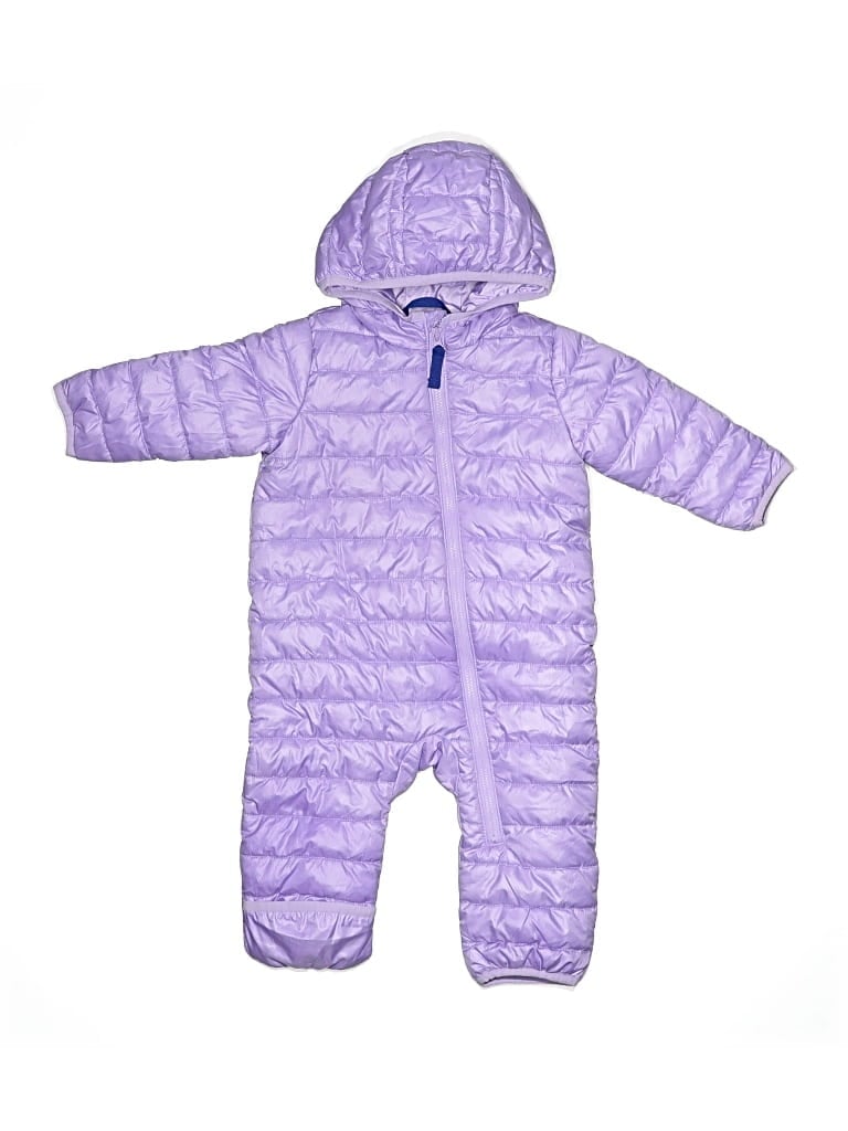 Pre-owned Primary Clothing Babies' Snow Jacket In Purple