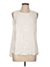 Daniel Rainn 100% Rayon Ivory Sleeveless Blouse Size L - photo 1
