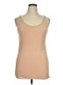 Soft Surroundings 100% Silk Solid Tan Sleeveless Silk Top Size XL - photo 1