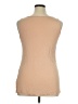 Soft Surroundings 100% Silk Solid Tan Sleeveless Silk Top Size XL - photo 2