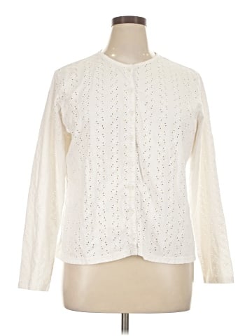Karen Scott Sport Long Sleeve Blouse (view 1)
