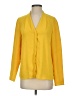 Babaton 100% Polyester Yellow 3/4 Sleeve Blouse Size S - photo 1