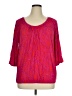 MICHAEL Michael Kors 100% Viscose Pink 3/4 Sleeve Blouse Size 0X - photo 1