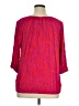 MICHAEL Michael Kors 100% Viscose Pink 3/4 Sleeve Blouse Size 0X - photo 2