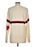 Sundry Color Block Ivory Pullover Sweater Size Lg (3) - photo 2