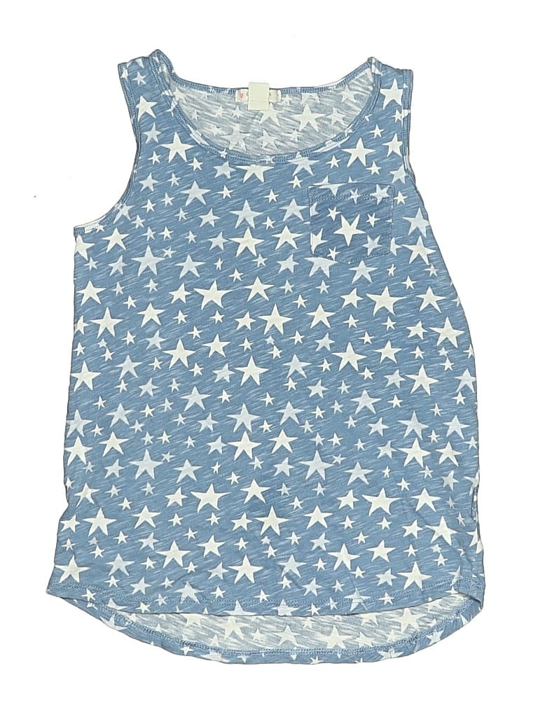 Pre-owned Crewcuts Kids' Sleeveless T-shirt In Blue