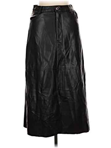 WeWoreWhat Faux Leather Skirt (view 1)