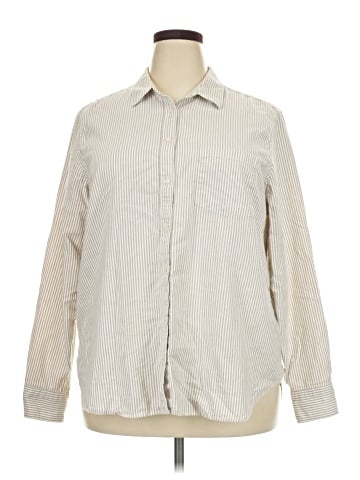 Gap Long Sleeve Button-Down Shirt (view 1)