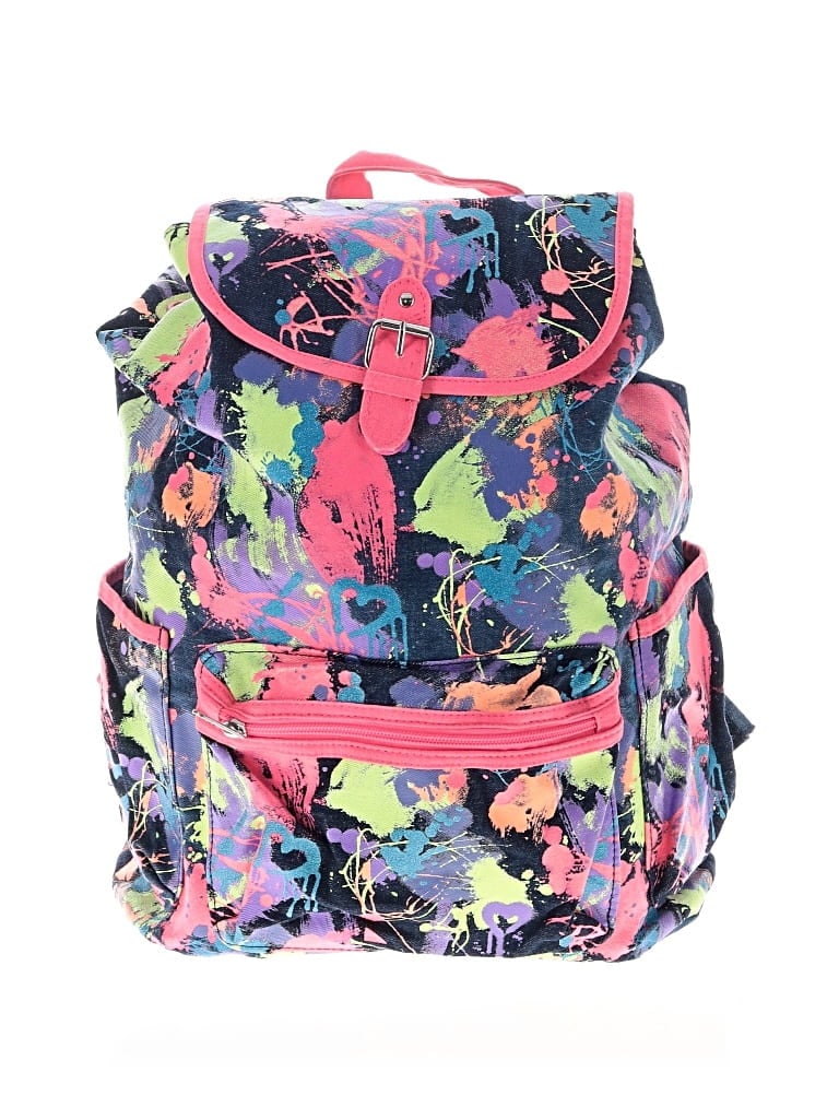 Pre-owned Justice Kids' Backpack In Pink