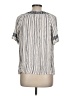 Knox Rose Silver Short Sleeve Blouse Size L - photo 2