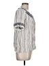 Knox Rose Silver Short Sleeve Blouse Size L - photo 4