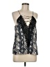 WAYF 100% Polyester Black Sleeveless Blouse Size M - photo 1