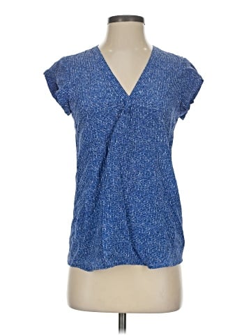 Joie Short Sleeve Silk Top (view 1)