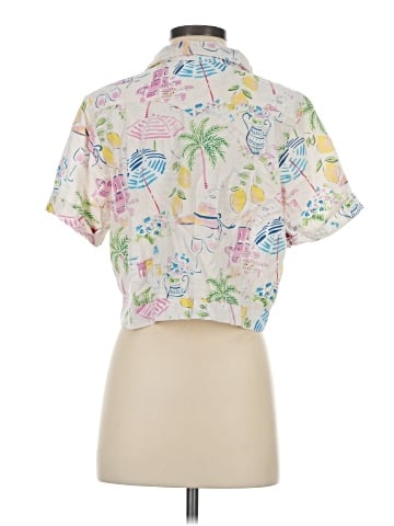 Calypso St. Barth Short Sleeve Blouse (view 2)