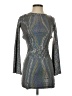 Thirty/Thirty Metallic Silver Cocktail Dress Size XS - photo 1