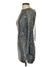 Thirty/Thirty Metallic Silver Cocktail Dress Size XS - photo 5