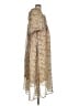 Worth 100% Polyester Paisley Tan Casual Dress Size L - photo 4