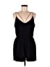Sparkle & Fade Solid Black Romper Size L - photo 1