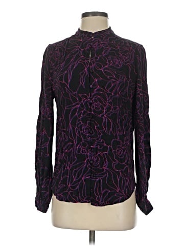 Equipment Long Sleeve Blouse (view 1)
