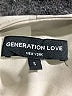 Generation Love 100% Polyurethane Ivory Jacket Size S - photo 6