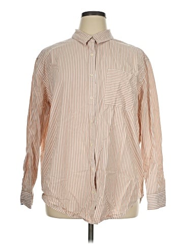 St. John's Bay Long Sleeve Button-Down Shirt (view 1)