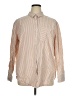 St. John's Bay Stripes Tan Long Sleeve Button-Down Shirt Size XL - photo 1