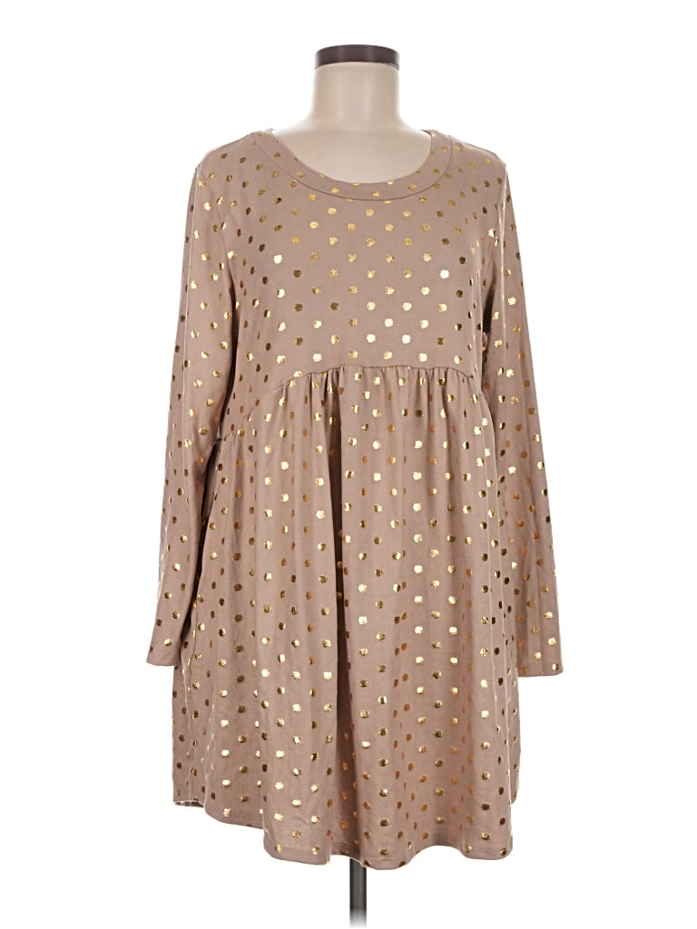 Pre-owned Haptics Casual Dress In Tan