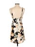 Volcom Floral Tan Casual Dress Size 10 - photo 2