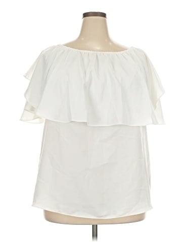Roaman's Short Sleeve Blouse (view 1)