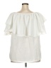 Roaman's 100% Polyester Ivory Short Sleeve Blouse Size 18W - photo 2