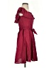 Zara Basic Burgundy Casual Dress Size S - photo 4