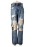 American Eagle Outfitters 100% Cotton Color Block Blue Jeans Size 6 - photo 1