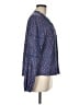 Lucky Brand Blue Long Sleeve Blouse Size M - photo 4