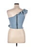 Shein Blue Sleeveless Blouse Size XL - photo 2
