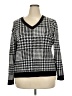 Belldini Houndstooth Black Pullover Sweater Size 2X - photo 1