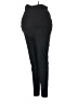PoshDivah Solid Black Active Pants Size M - photo 1