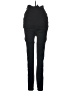 PoshDivah Solid Black Active Pants Size M - photo 2